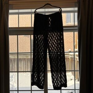 NWT Puppets And Puppets Sz 6 Black Lace Jane Pant